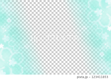 淡藍色的櫻花背景素材 淡藍色的櫻花背景素材 123411853