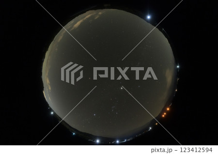 北杜市白州町、未明の空に輝く冬の星々と二つの惑星 北杜市白州町、未明の空に輝く冬の星々と二つの惑星 123412594