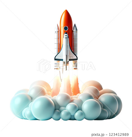 launching rocket launching rocket 123412989