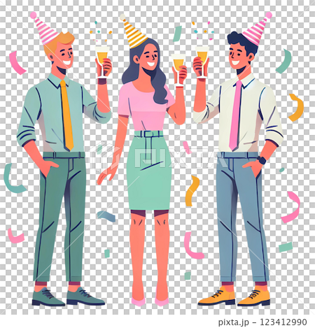 friends in party  friends in party  123412990