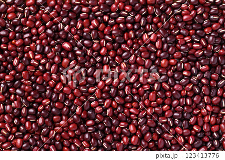 Azuki beans or red mung beans background, Food ingredient Azuki beans or red mung beans background, Food ingredient 123413776