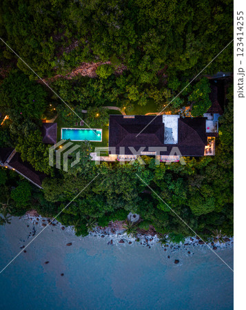 View of Laem Sor villa in South Samui, Thailand View of Laem Sor villa in South Samui, Thailand 123414255