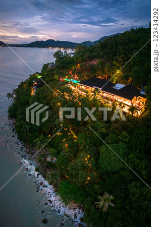 View of Laem Sor villa in South Samui, Thailand View of Laem Sor villa in South Samui, Thailand 123414292
