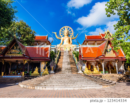 Big Buddha temple in koh Samui island, Thailand 123414334