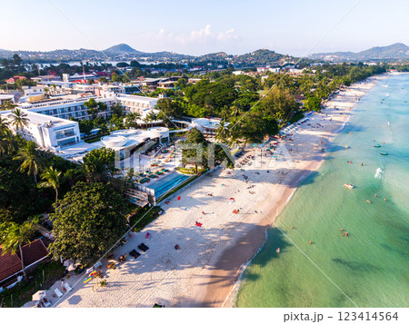 Beach club in koh Samui island, Thailand Beach club in koh Samui island, Thailand 123414564