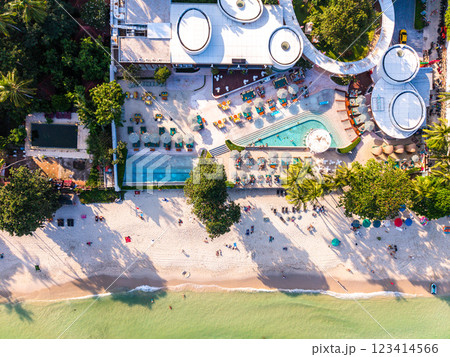 Beach club in koh Samui island, Thailand Beach club in koh Samui island, Thailand 123414566