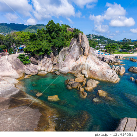 Grandfather and Grandmother Rocks, Hin Ta Hin Yai, in koh Samui island, Thailand Grandfather and Grandmother Rocks, Hin Ta Hin Yai, in koh Samui island, Thailand 123414583