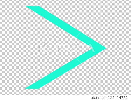 Simple Arrow Green 123414722