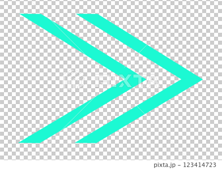 Simple Arrow Green 123414723