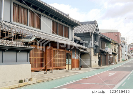 多治見市オリベストリートの町並み 123416416