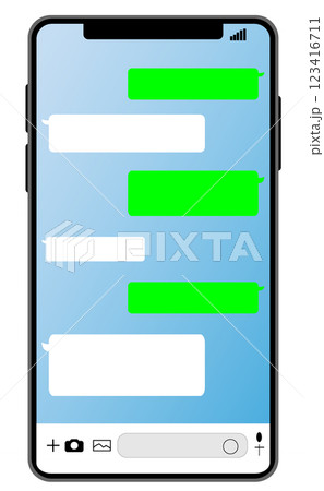 スマホのトーク画面 スマホのトーク画面 123416711