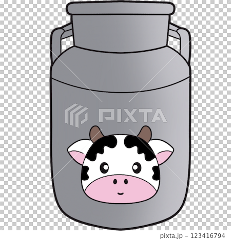 The illustration of a milk can The illustration of a milk can 123416794