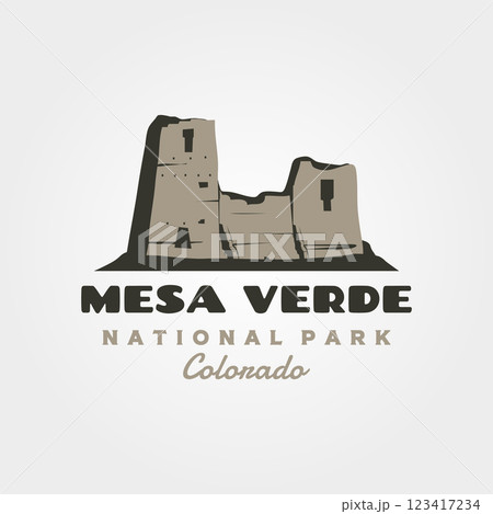mesa verde vintage logo vector symbol illustration design mesa verde vintage logo vector symbol illustration design 123417234