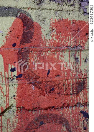 This is a captivating abstract red and yellow graffiti art piece that draws the viewer in This is a captivating abstract red and yellow graffiti art piece that draws the viewer in 123417363