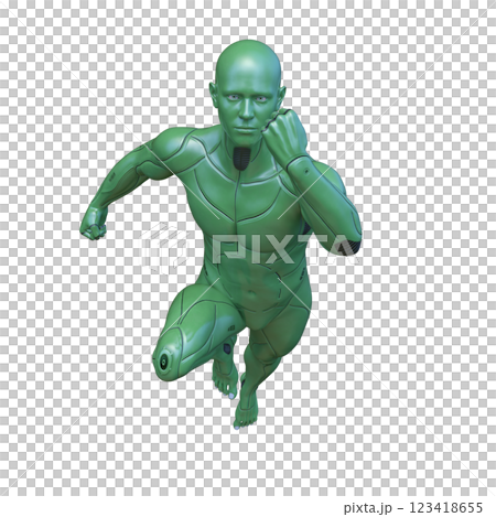 Male cyborg 123418655