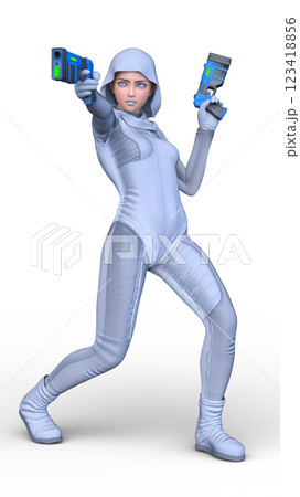 女性戦士 123418856