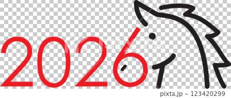 文字圖片2026馬頭紅 123420299