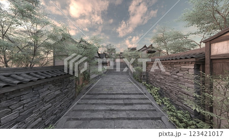 中国式建築物 123421017