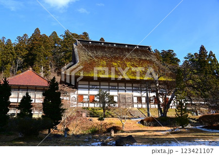 奥の正法寺（正月） 123421107