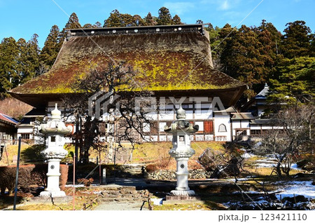 奥の正法寺（正月） 123421110
