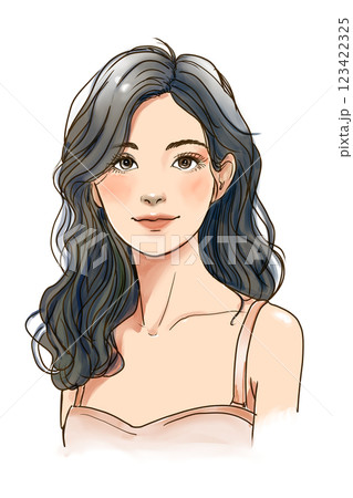 女性のイラスト素材 [123422325] - PIXTA