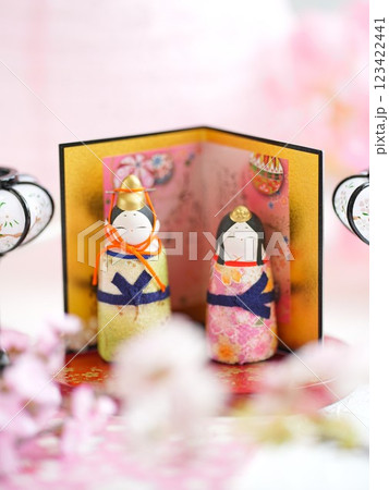 ひな祭り ひな人形 123422441
