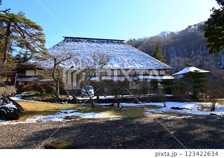 奥の正法寺（正月） 123422634