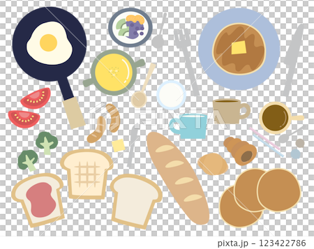 A cute Scandinavian-style breakfast set A cute Scandinavian-style breakfast set 123422786