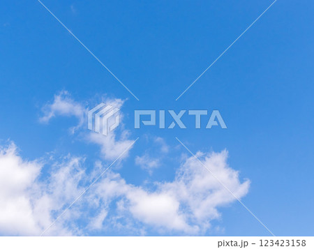 冬の青空と雲94 冬の青空と雲94 123423158