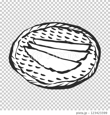 Herring roe hand-drawn illustration 123423399