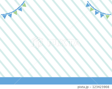 縁取りフレーム 清涼感ある配色 縁取りフレーム 清涼感ある配色 123423908