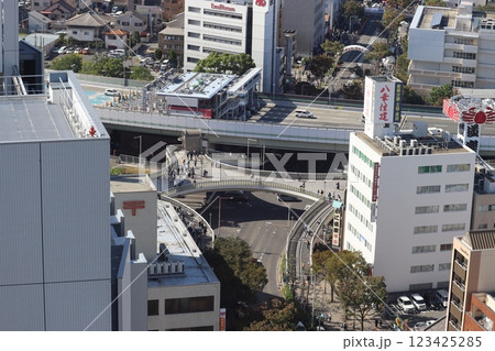 堺市役所近くの歩道橋 堺市役所近くの歩道橋 123425285