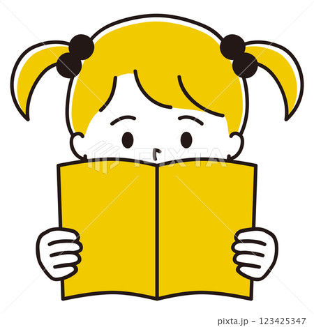 本を読む女の子 123425347