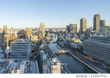 大阪 中之島のステキな風景(大阪市中央公会堂付近) 大阪 中之島のステキな風景(大阪市中央公会堂付近) 123427912