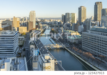 大阪 中之島のステキな風景(大阪市中央公会堂付近) 大阪 中之島のステキな風景(大阪市中央公会堂付近) 123427913