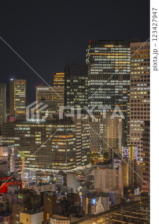 大阪 梅田方面のステキな夜景 大阪 梅田方面のステキな夜景 123427947