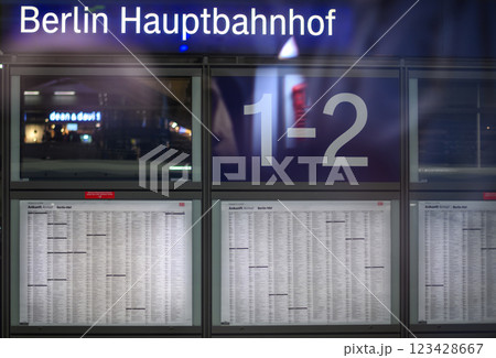 Berlin Hauptbahnhof central railway station in Berlin, capital of Germany Berlin Hauptbahnhof central railway station in Berlin, capital of Germany 123428667