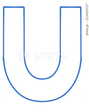 シンプルなアルファベットのイラスト素材 123428727