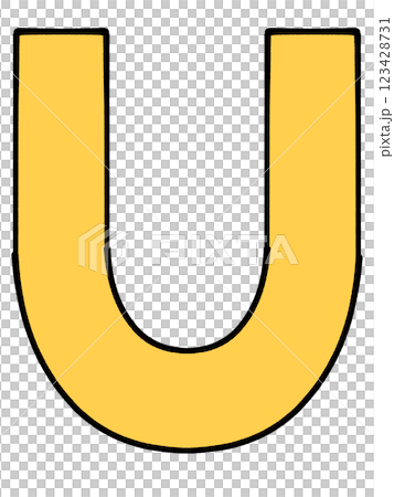 シンプルなアルファベットのイラスト素材 123428731