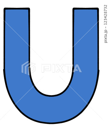 シンプルなアルファベットのイラスト素材 123428732