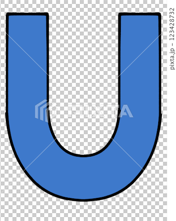 シンプルなアルファベットのイラスト素材 123428732