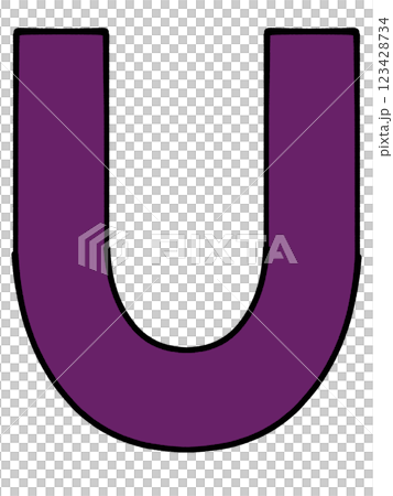 シンプルなアルファベットのイラスト素材 123428734