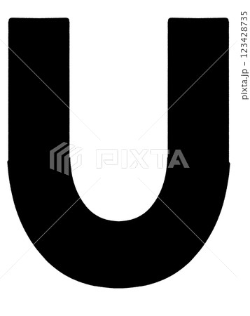 シンプルなアルファベットのイラスト素材 123428735