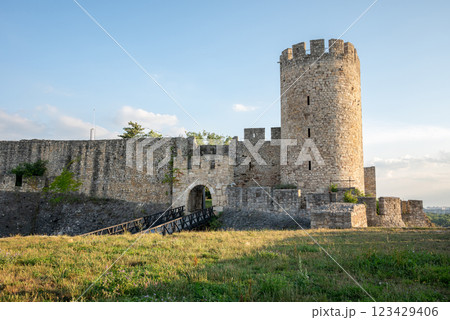 Remains of Historic Belgrade Fortress in Kalemegdan park in Belgrade, Serbia Remains of Historic Belgrade Fortress in Kalemegdan park in Belgrade, Serbia 123429406