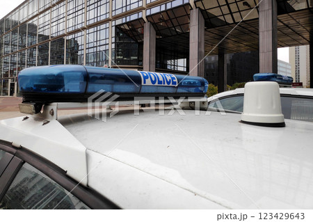 French police car siren French police car siren 123429643
