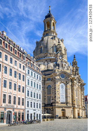 Frauenkirche Church of Our Lady Lutheran church on the Neumarkt square in Dresden, Saxony, Germany Frauenkirche Church of Our Lady Lutheran church on the Neumarkt square in Dresden, Saxony, Germany 123430438