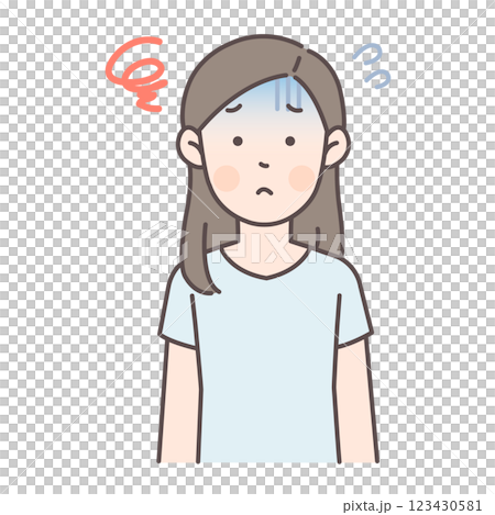 一位長著淡色長髮的女人 123430581
