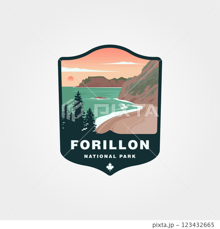 Forillon canada national park vector illustration design 123432665