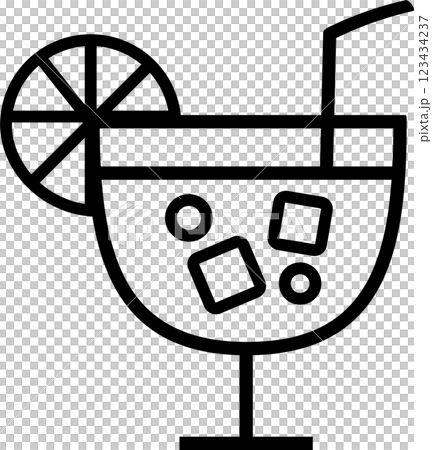 Written by Lemon Piece and Ice Beverage, Black and White Line Table 123434237