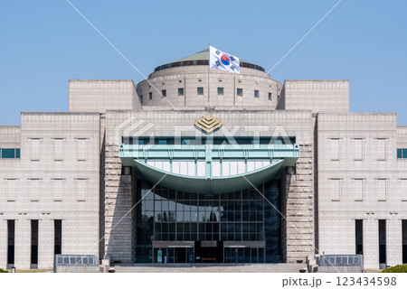 War Memorial of Korea military museum dedicated to the Korean War in Seoul 123434598